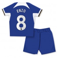 Chelsea Enzo Fernandez #8 Domaci Dres za djecu 2023-24 Kratak Rukav (+ Kratke hlače)